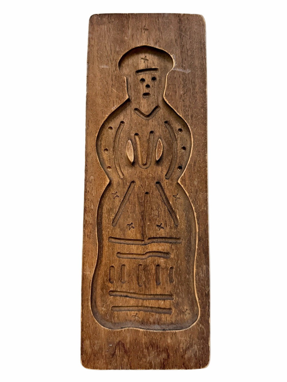 Vintage 1950’s German Dutch Speculaas Springerle Gingerbread Mold Hand Carved
